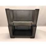 Open Fronted Crate 84 Litre Black