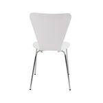 Recess Hdut Chair White Pk4