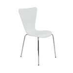 Recess Hdut Chair White Pk4