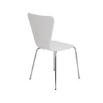 Recess Hdut Chair White Pk4