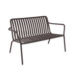 Lark 2 Seater Low Bench Charcoal