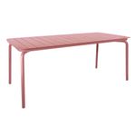Lark Rect Slatted Table Brick Dust