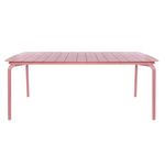 Lark Rect Slatted Table Brick Dust