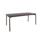 Lark Rect Slatted Table Charcoal