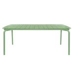 Lark Rect Slatted Table Fair Green