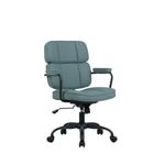 Sky Executive Chair Fixed Arms Blue