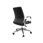 Slate Executive Chair Fixed Arms Blk