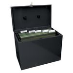 Cathedral A4 File Box Black A4Bk