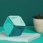 Pivot Silicone Flexagon Teal