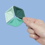 Pivot Silicone Flexagon Teal