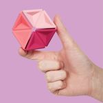 Pivot Silicone Flexagon Magenta
