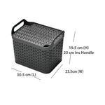 Strata Medium Urban Basket 14L Chr