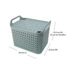 Strata Medium Urban Basket 14L Green