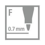 Stabilo Trio A-Z Felt Tip Ast Pk144