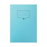 Silvine Rec Ex Bk 7Mm Sq A4 Blu Pk10