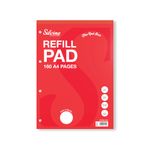 Silvine Hb Punched Refill Pad A4 Pk6