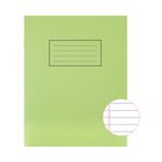 Silvine 9X7 Exer Books R/M Grn Pk10