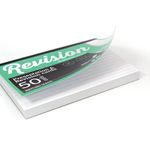 Silvine 50 Revision Card Wht Pk1000