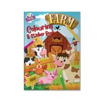 Colouring And Sticker Book X3 Pk12