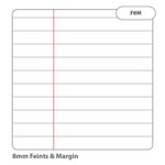 Exercise Book A4+ 8Mm Rld Lblu Pk50