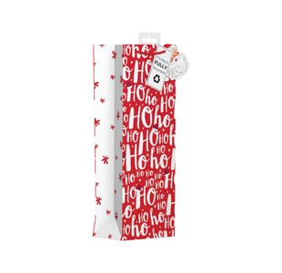 Ho Ho Ho Bottle Bag Pk6