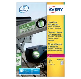 Avery Label Hdut 21/Sht White Pk420