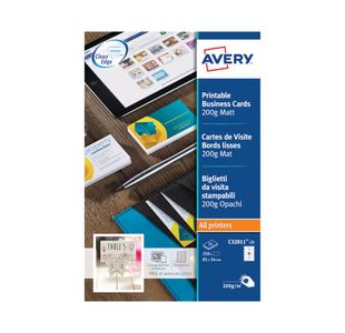 Pntl Business Card 85X54Mm Wht Pk100