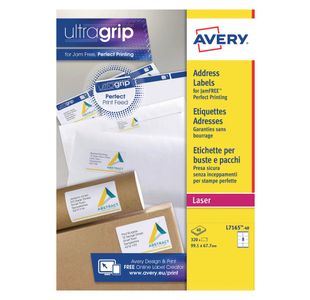 Avery Lsr Lbl 99.1X67.7Mm Wht P40