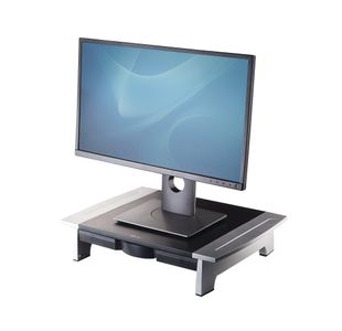 Office Suites Std Mon Stand Blk/Slv