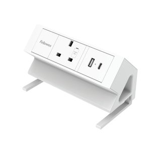 Fellowes Power Desk Type G Uk/Ie Wht