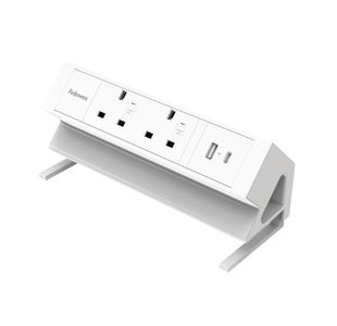 Fellowes Power Desk2 Typeg Uk/Ie Wht