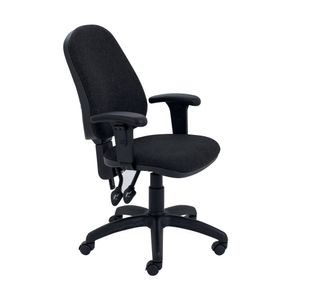 Lumo Optr Chair Adj Arms Black