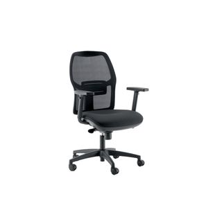 Rovia Mesh Task Chr Adj Arms Blk