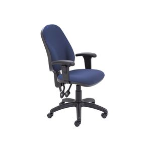 Lumo Optr Chair Adj Arms Royal Blue