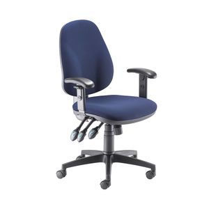 Teso Hbk Task Chair Adj Arms Blue