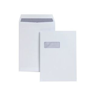 12.8X9 White Window Env S/S