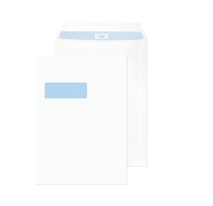 12.8X9 White Window Envelopes Peel And S