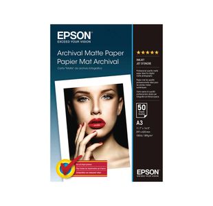 Epson A3 Phot Ppr 192Gsm Matte Pk50