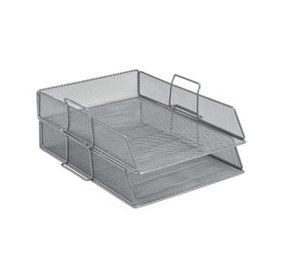 Mesh Letter Tray Portrait Fc Slv