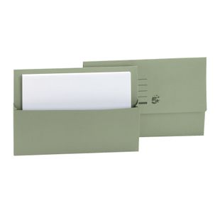 Half Flap Doc Wallet Fc Grn Pk50