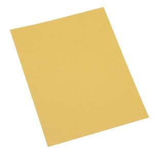 Sq Cut Folder A4 250Gsm Ylw Pk100