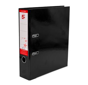Lever Arch File A4 Blk Pk10