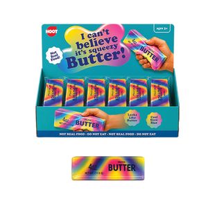 Squeezy Butter 135Mm Rainbow Pk12