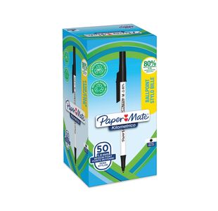 Papermate Kilomet Ballpoint Blk Pk50