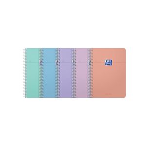 Oxford Smart Pastel Ntbk A5 Ast Pk5