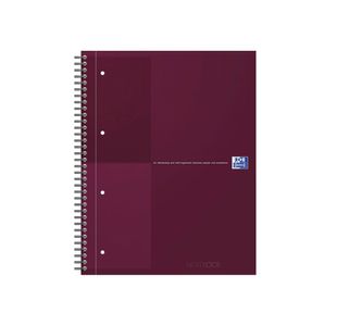 Oxford Hdbk Wbnd Nbk A4+ Red