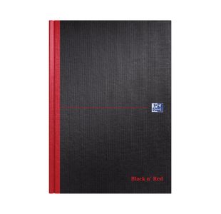Black N Red Hb Smart Ruled Ntbook A4