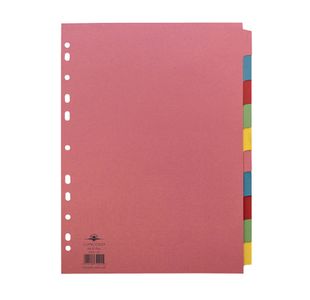 Concord 10-Part Divider A4 Ast
