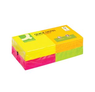Q-Connect Neon Quick Note 76X76 Pk12
