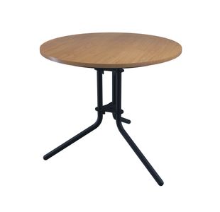 Trine Wooden Top Table 800X800X730Mm